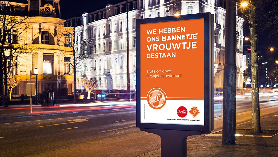 Coca-Cola steekt Oranje Leeuwinnen hart onder de riem