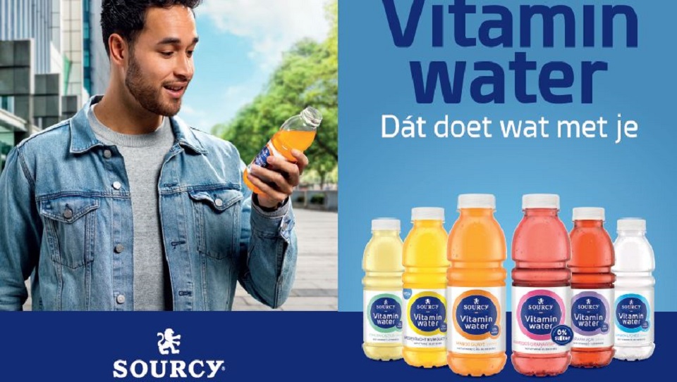 Sourcy Vitaminwater nu volledig suikervrij