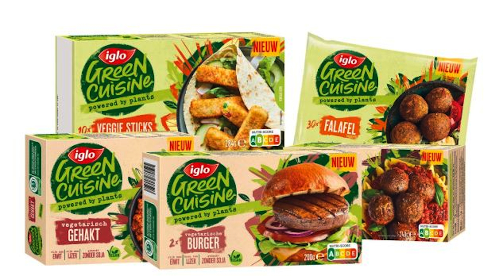 Iglo wil vega-revolutie starten met nieuwe range Green Cuisine