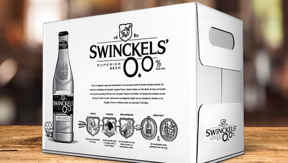 Swinkels Family Brewers komt versneld met Swinckels 0,0 procent