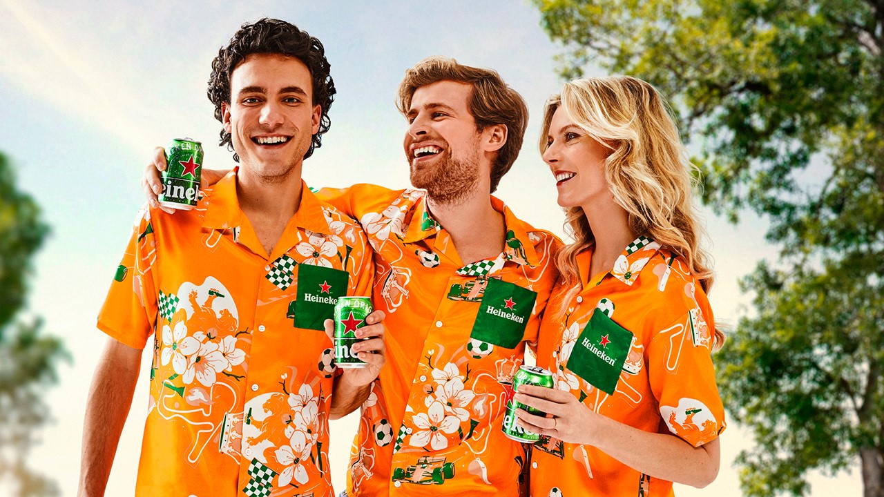 Holland Heineken Hemd nieuwste gadget Oranjereeks 