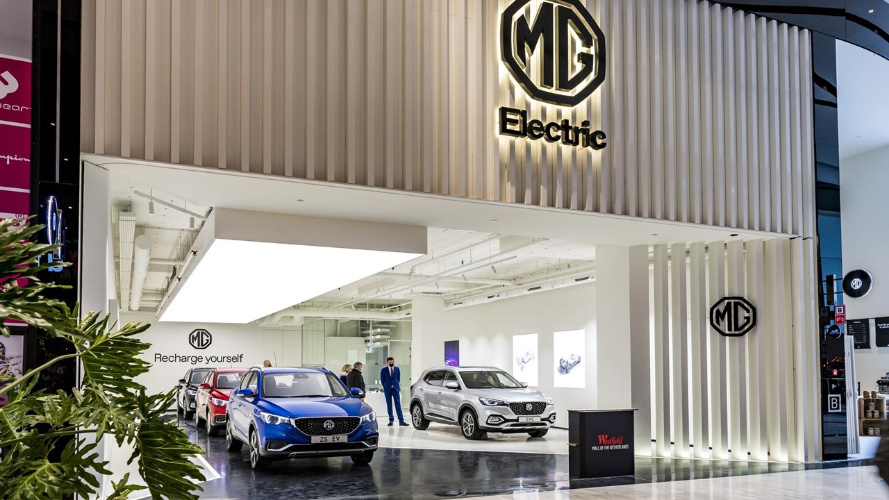 MG opent pop-up store in Westfield Mall 