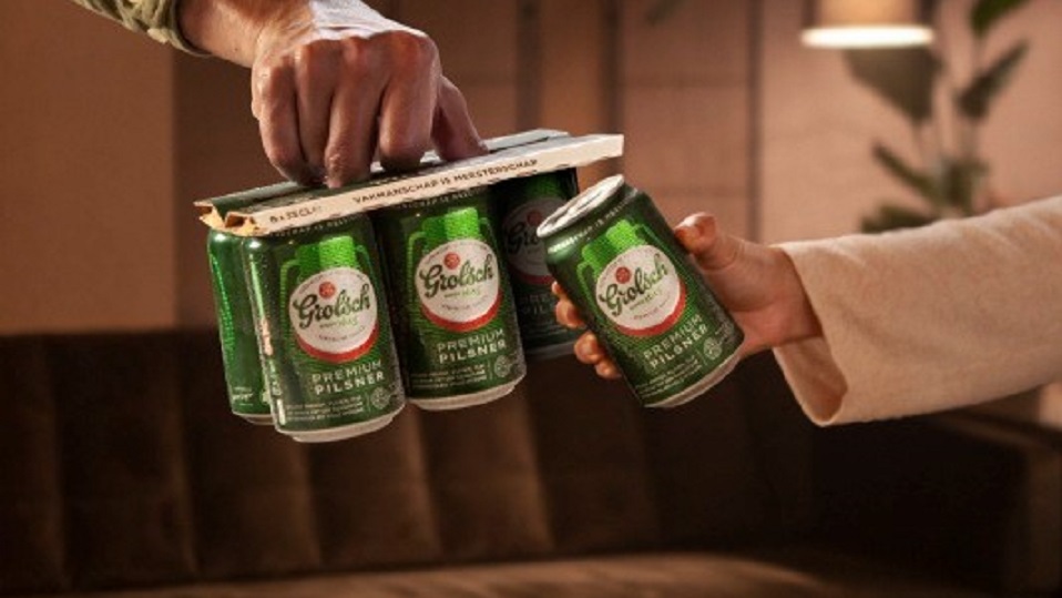 Grolsch zet nieuwe norm met kartonnen blikverpakking in bier