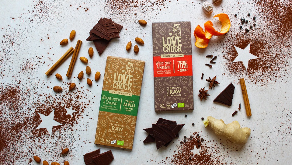 Duurzaam chocolademerk Lovechock lanceert winter limited editions 