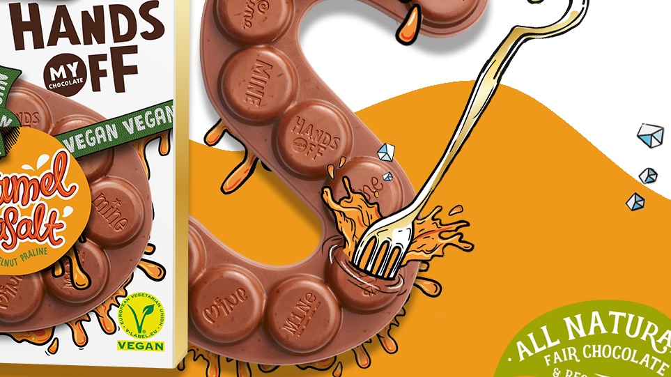 Hands Off My Chocolate introduceert breekbare vegan chocoladeletters