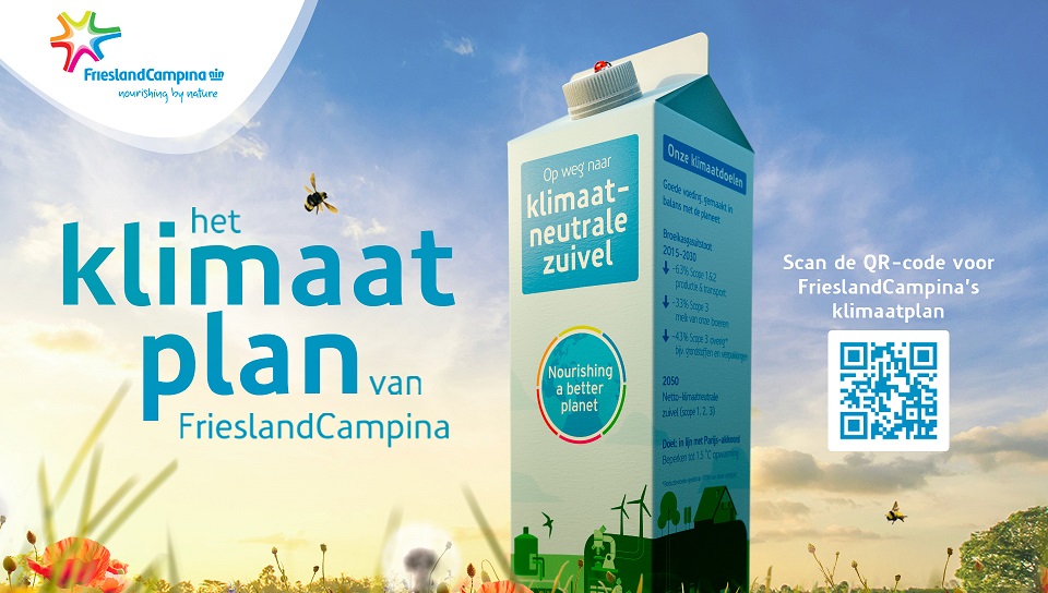 FrieslandCampina publiceert klimaatplan 'Op weg naar klimaatneutrale zuivel'