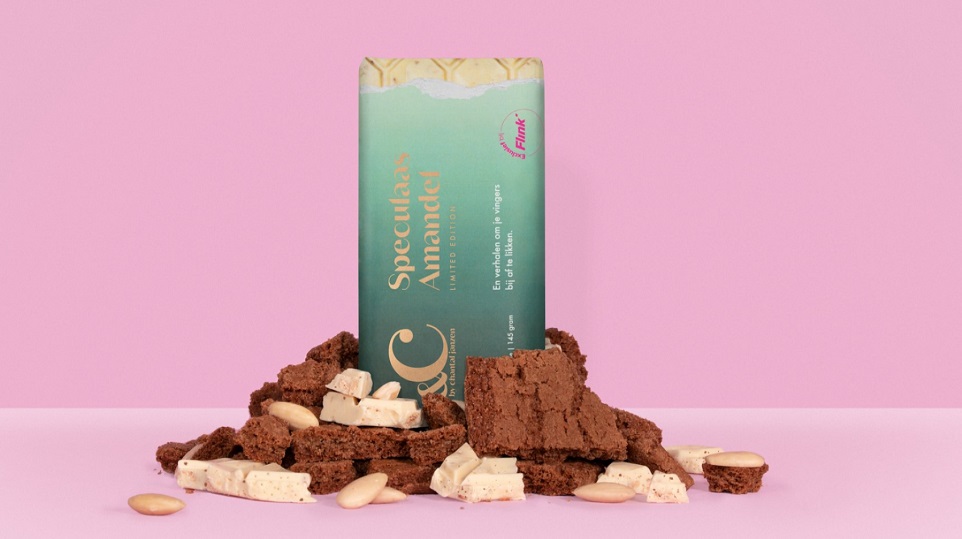 Flink en &C lanceren limited edition chocoladereep voor de feestdagen