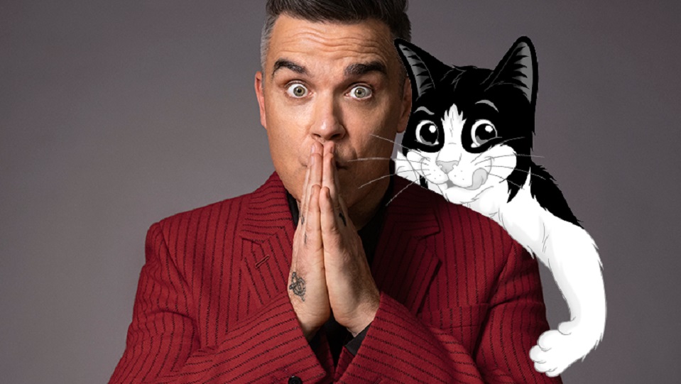 Robbie Williams nieuwe ster naast Felix the Cat