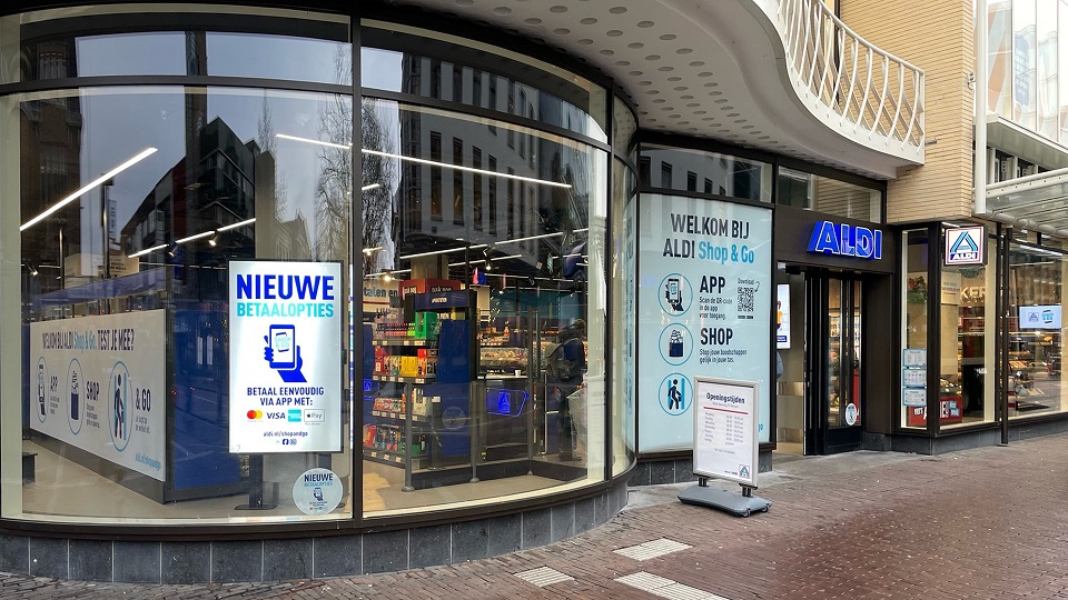 Uitbreiding betaalmogelijkheden in kassaloze winkel Aldi Shop & Go