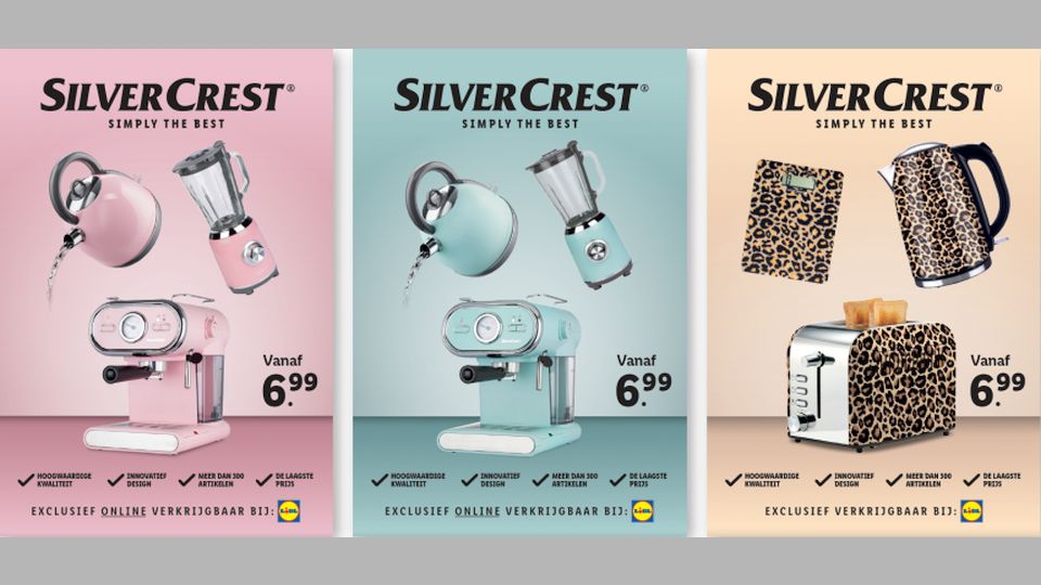 Silvercrest designapparatuur nu leverbaar bij Lidl