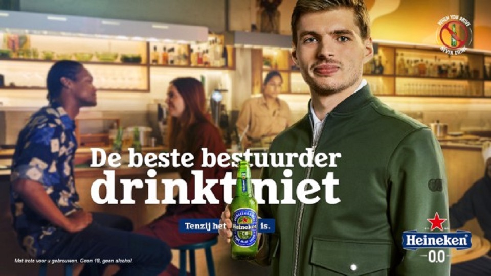 [beeldverslag] Heineken lanceert 'The best driver' met Max Verstappen