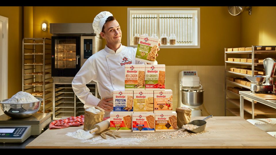 Bakker Daan bakt ze divers voor Bolletje