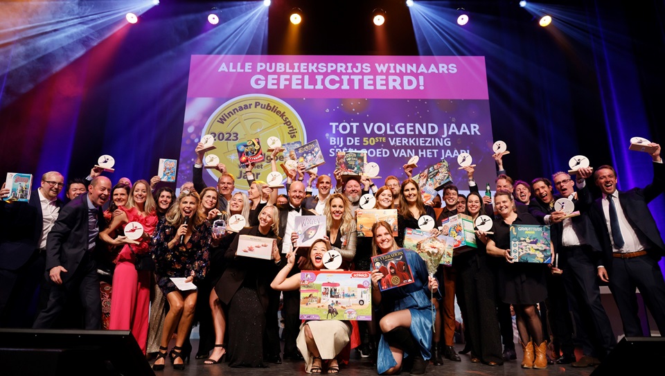 Publieksprijzen Verkiezing Speelgoed van het Jaar uitgereikt