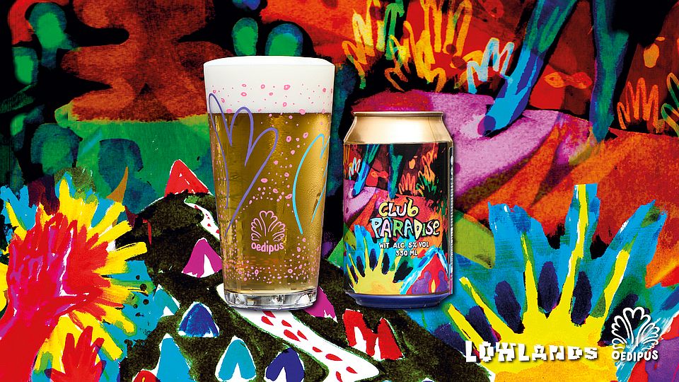 Oedipus en Lowlands brouwen samen “Club Paradise“ witbier
