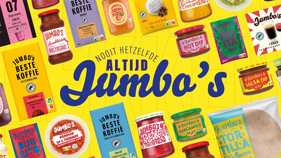 Nieuw foodmerk Jumbo's in Nederland en België van start