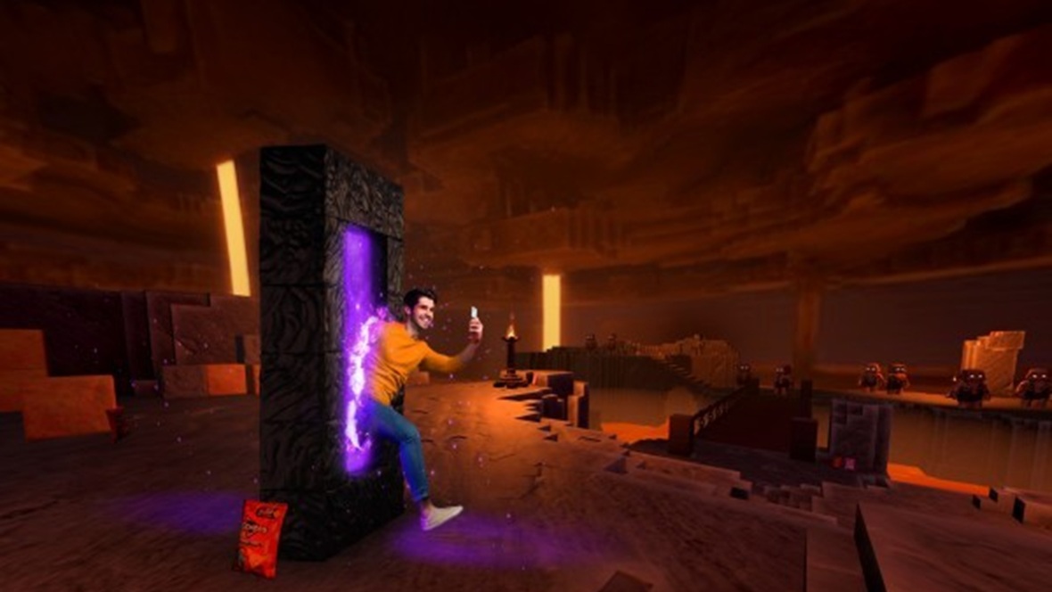 Doritos lanceert mixed reality portal met 'A Minecraft Movie'