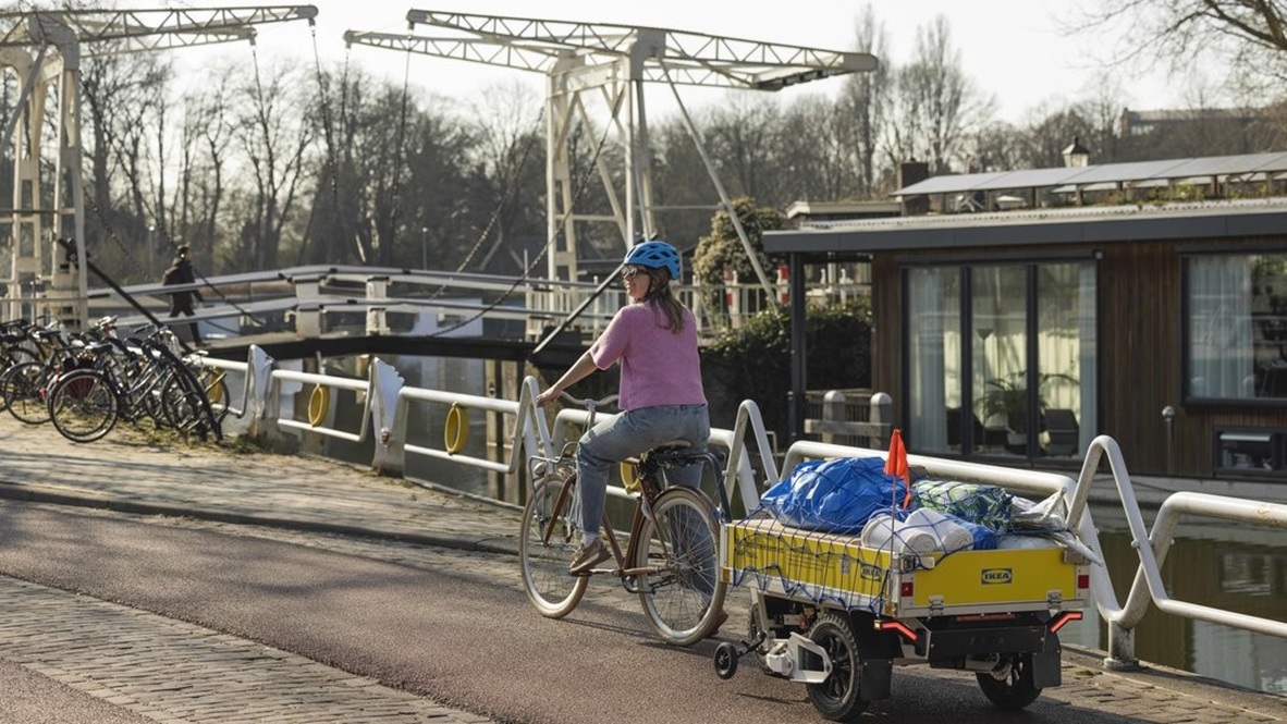 Ikea start pilot met doe-het-zelf-bezorging via e-bikes
