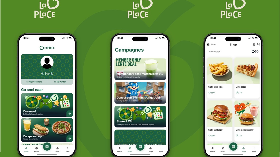 Retailmedia: La Place lanceert app met loyaliteitsprogramma 'Feel Good Food Club'