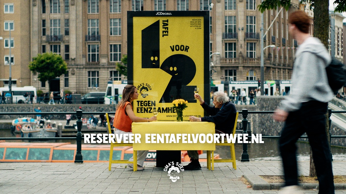 Oma's Soep en 100 restaurants starten actie tegen eenzaamheid
