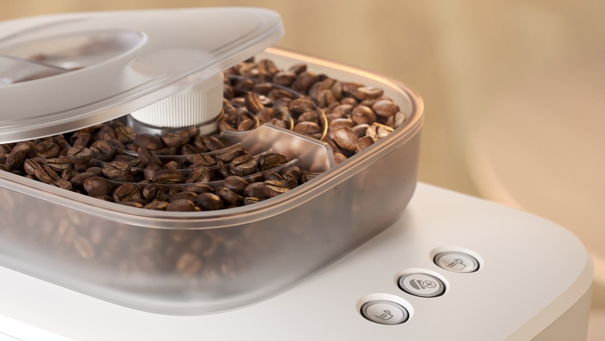 Eén swipe mixt twee bonensoorten: Philips Baristina promoot 'Bean swap'