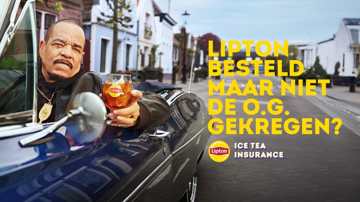 Lipton Ice Tea lanceert Ice Tea Insurance met rapper Ice-T