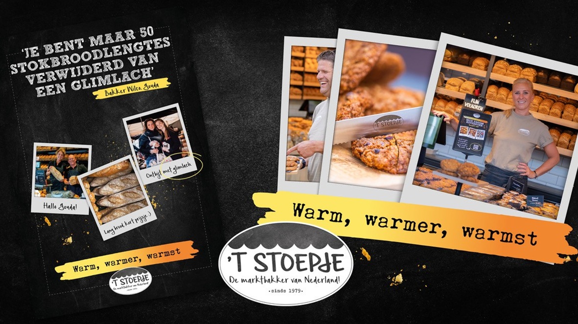 Marktbakker 't Stoepje promoot 'Warm warmer warmst'