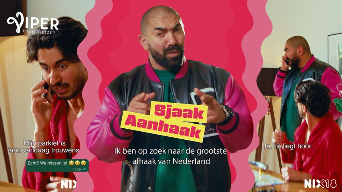 Viper en Sjaak trekken afhakers naar het feestje met nieuwe campagne