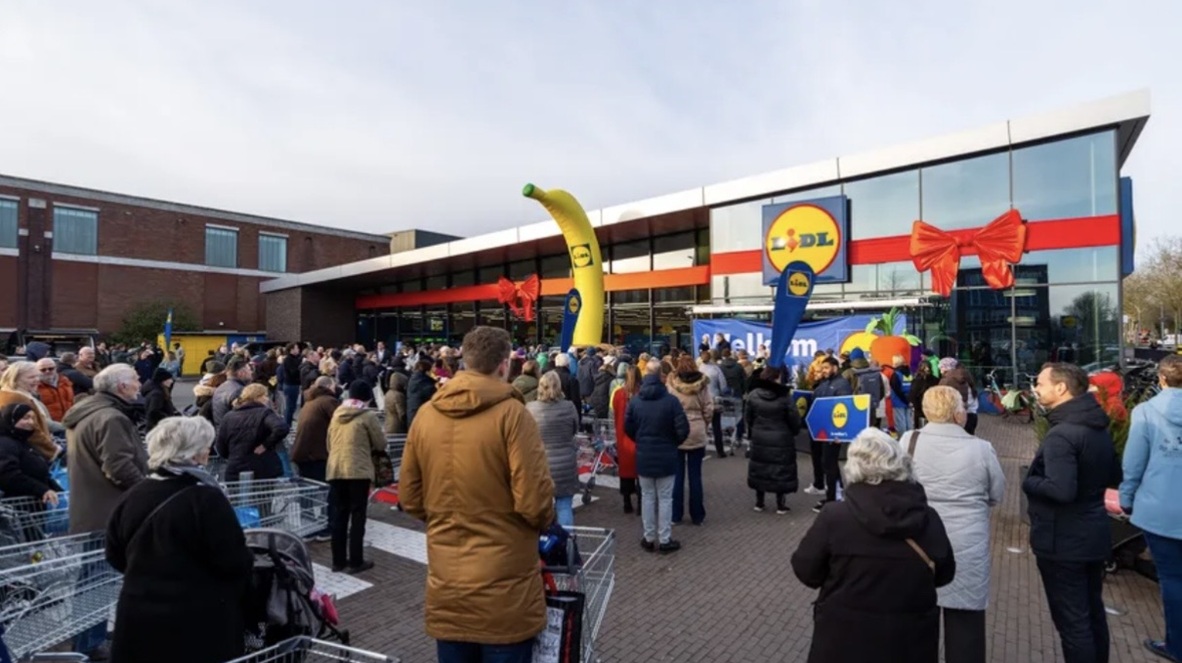 Lidl vernieuwt flagship store 