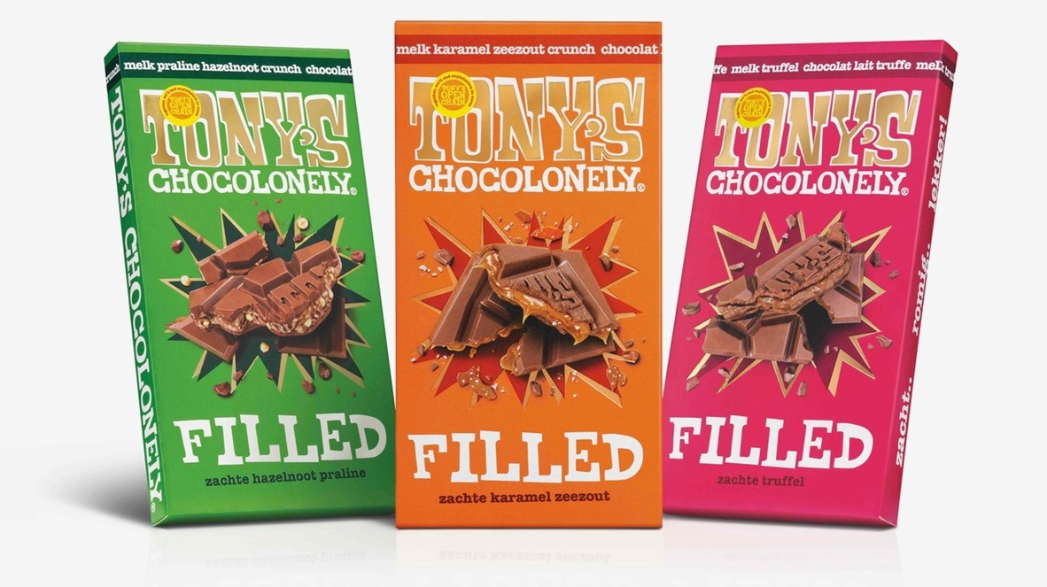 Tony’s Chocolonely introduceert Filled Tony’s