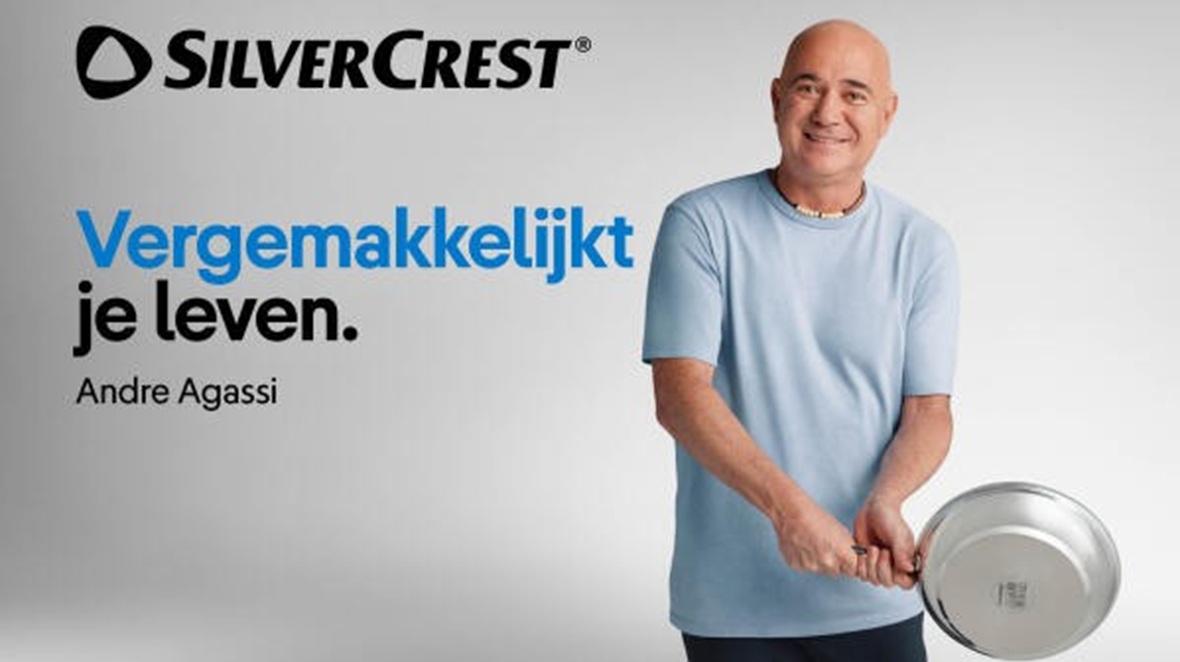 Lidl's Silvercrest in zee met André Agassi