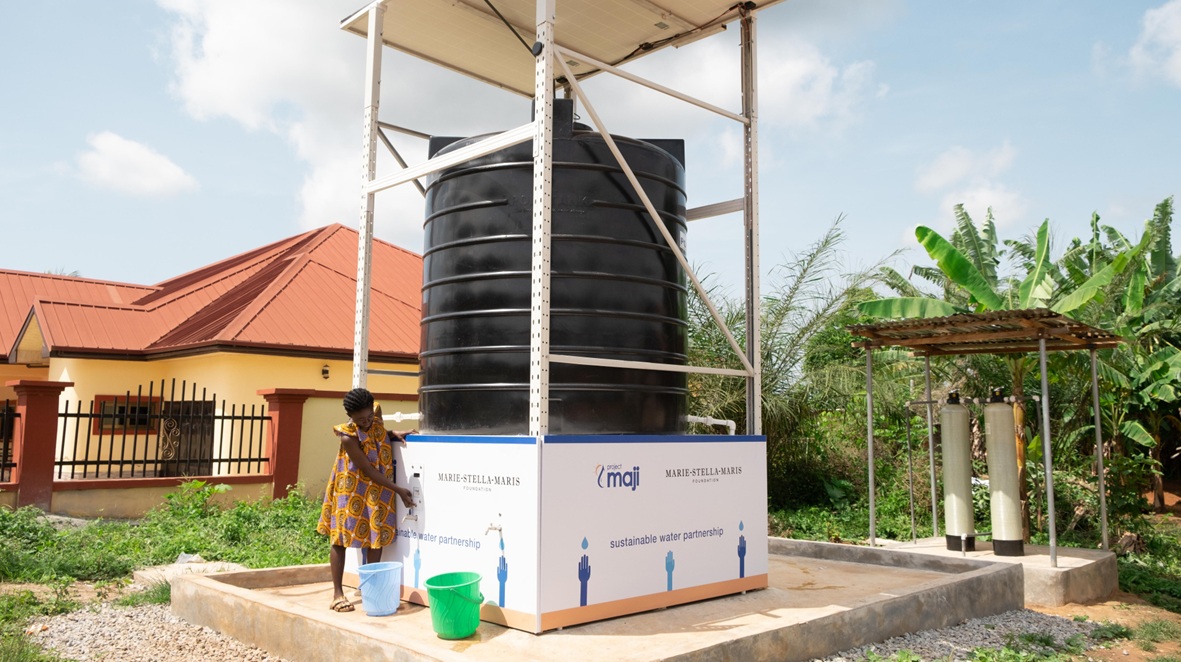 Marie-Stella-Maris doet recorddonatie op Wereldwaterdag