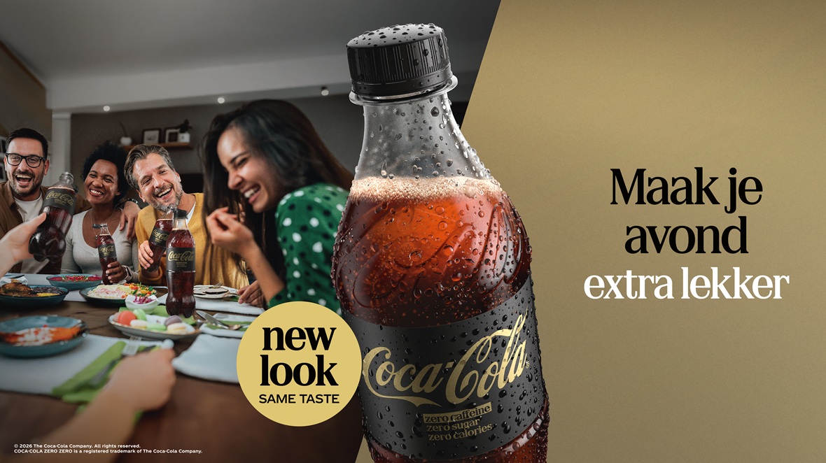 Nieuwe look voor Coca-Cola Zero Caffeine Zero Sugar