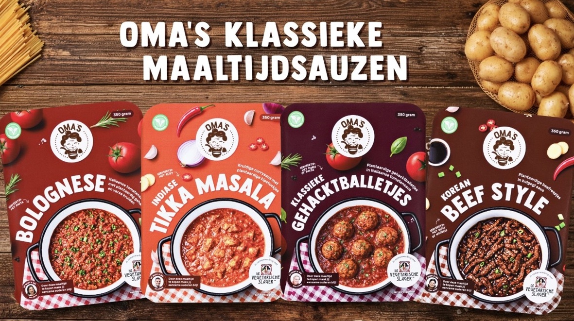 Oma's Soep lanceert maaltijdsauzen met De Vegetarische Slager