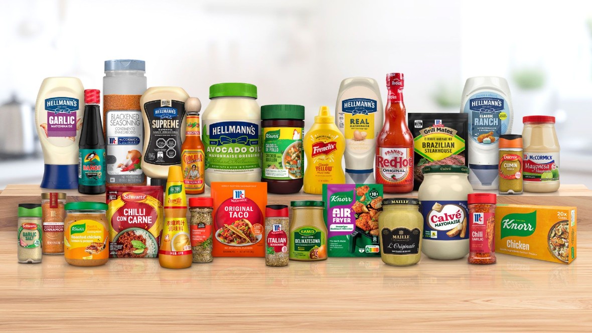 Unilever splitst Foods en fuseert met McCormick