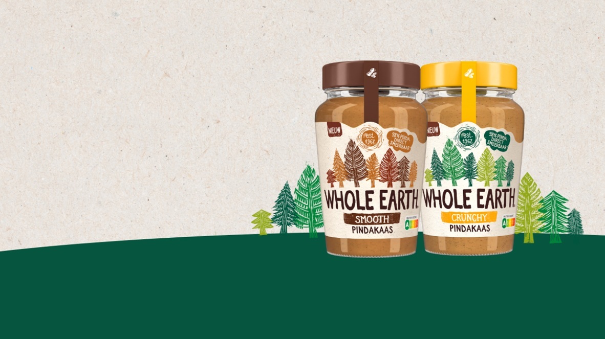 Whole Earth zet foodtrend met nieuw merk pure pindakaas
