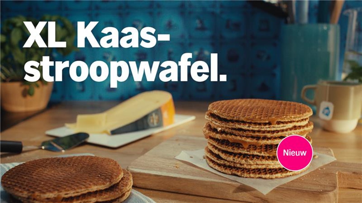 Albert Heijn introduceert kaasstroopwafel