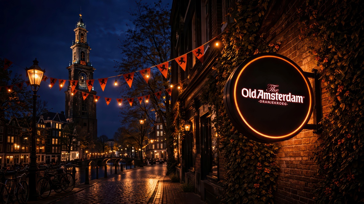 Old Amsterdam opent Oranjekroeg The Old Amsterdam