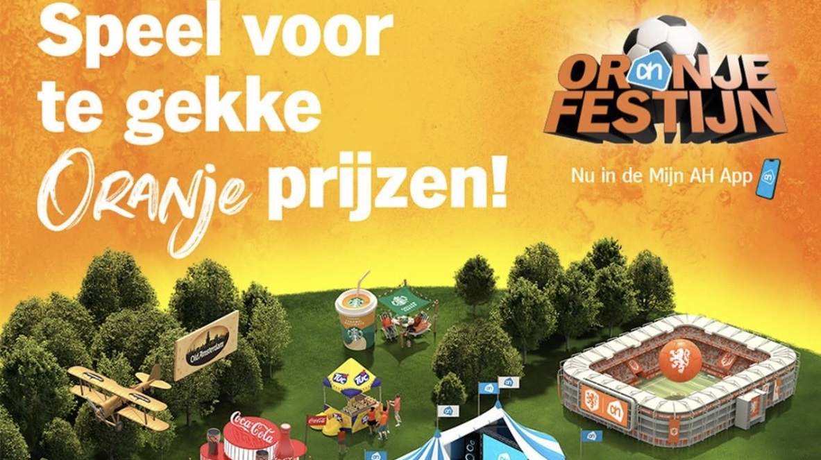 AH zet 'Oranje Festijn' live op de app