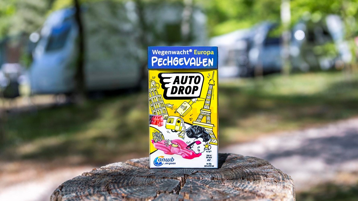 ANWB en Autodrop belichten pechhulp met snoepmix