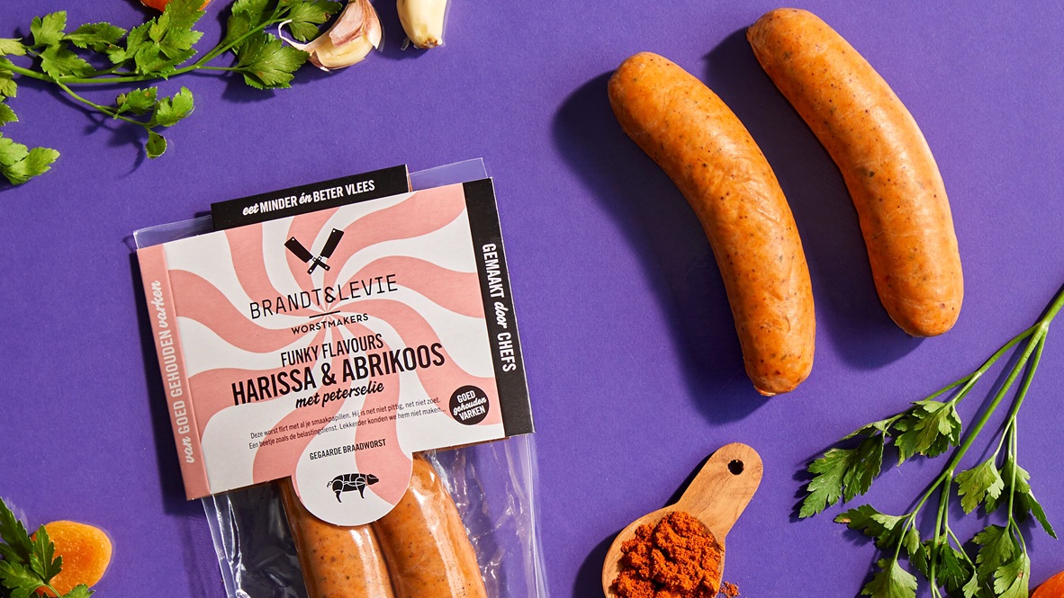 Brandt & Levie lanceert hybride worstenlijn met uitgesproken smaak