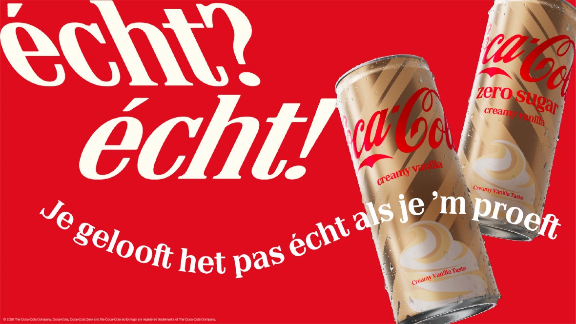 Coca-Cola brengt Creamy Vanilla naar Nederland