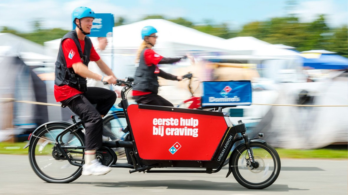 Domino’s bezorgt pizza op Lowlands-camping