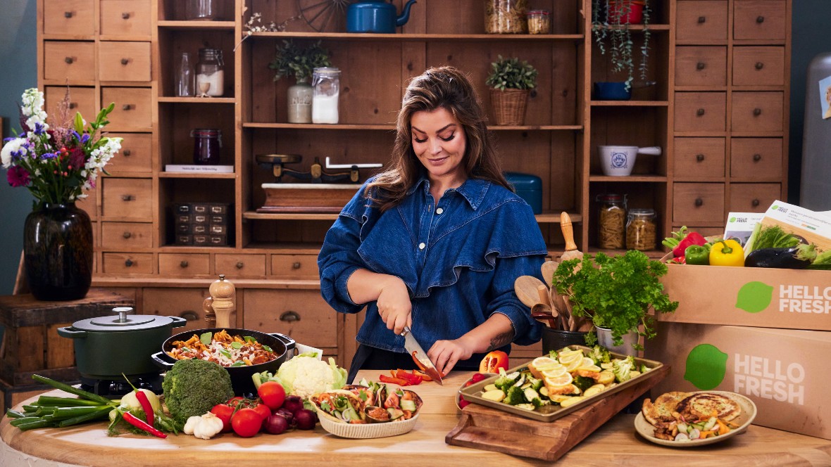 HelloFresh kiest Miljuschka als culinair boegbeeld