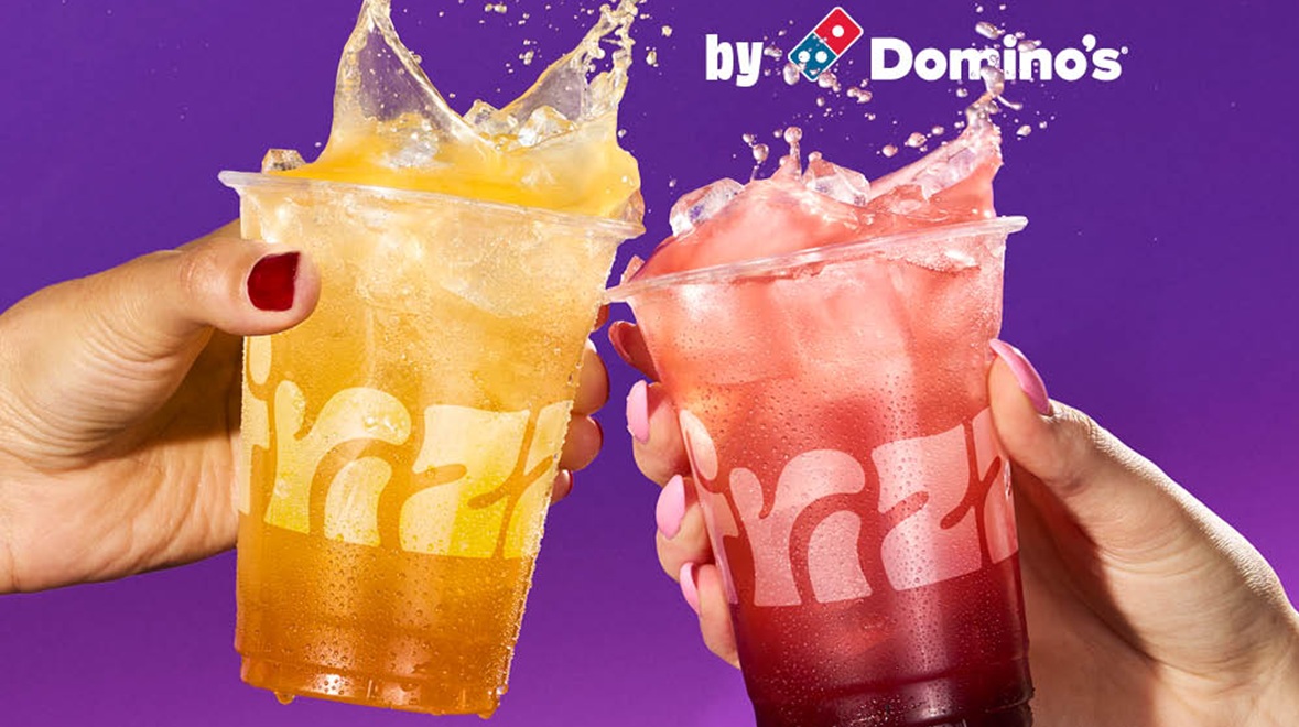 Domino's test eigen drankenmerk Frizz