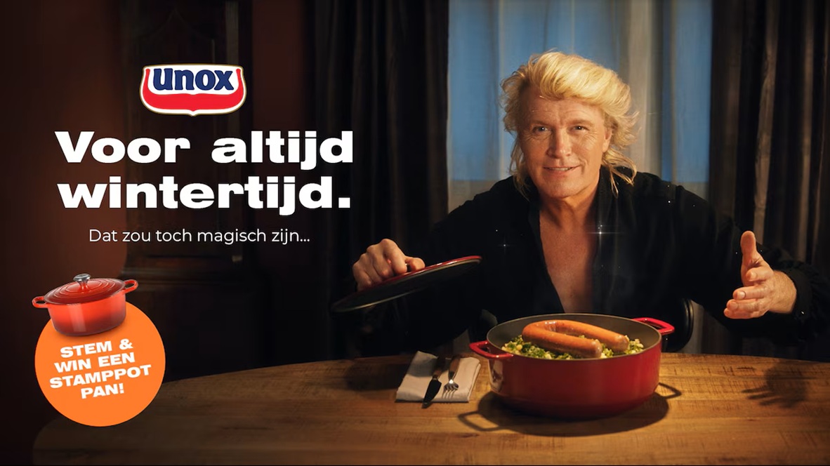Hans Klok goochelt met wintertijd voor Unox