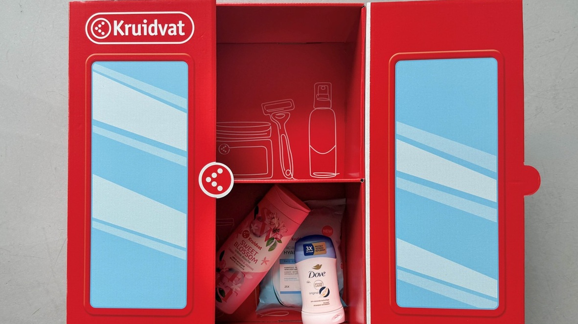 Kruidvat draait bekende unboxing om