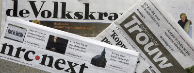 NOM-jaarcijfers 2014: print-oplage daalt bij alle kranten