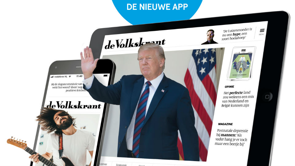Volkskrant vernieuwt digitaal domein