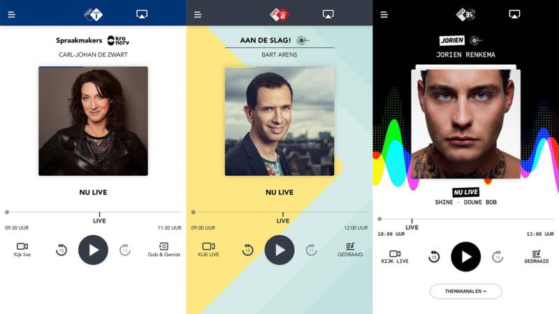 NPO integreert Spotify in radio-apps