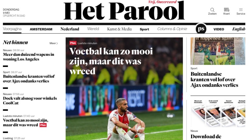 Parool vernieuwt app, site en tablet-krant